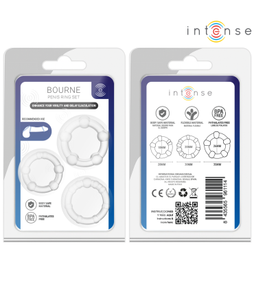 INTENSE BOURNE SET OF 3 PENIS RING