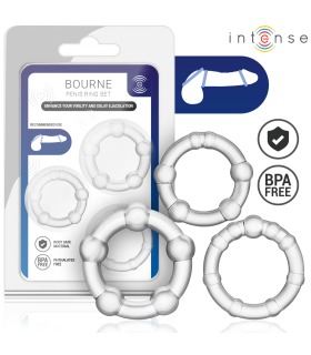 INTENSE BOURNE SET OF 3 PENIS RING