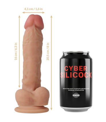 CYBER SILICOCK ARNES SILICONA LIQUIDA MAGNUS 205 CM O 41 CM