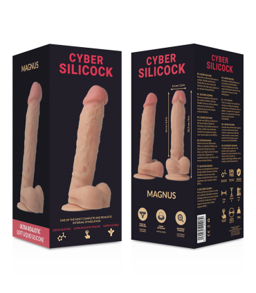 CYBER SILICOCK ARNES SILICONA LIQUIDA MAGNUS 205 CM O 41 CM