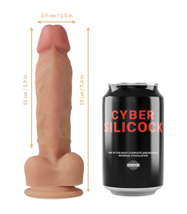 CYBER SILICOCK ARNES SILICONA LIQUIDA OLIVER 19 CM O 39 CM