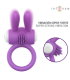 INTENSE HOPPS VIBRATING PENIS RING WITH CLITORAL STIMULATION PURPLE