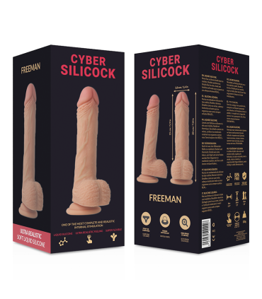 CYBER SILICOCK ARNES SILICONA LIQUIDA FREEMAN 20 CM O 38 CM
