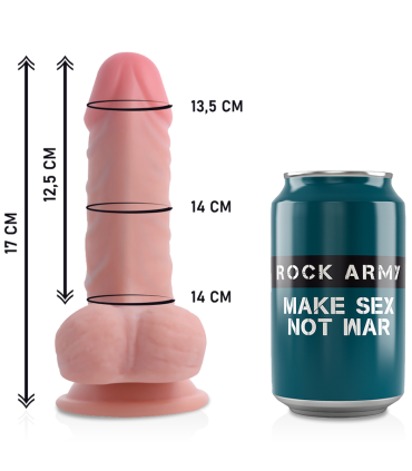ROCKARMY ARNES DUAL DENSITY PANZER DILDO REALISTA 17 CM O 446 CM
