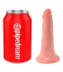 KING COCK DILDO WITH BALLS 14 CM FLESH