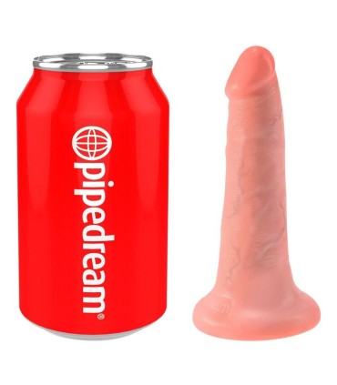 KING COCK DILDO WITH BALLS 14 CM FLESH