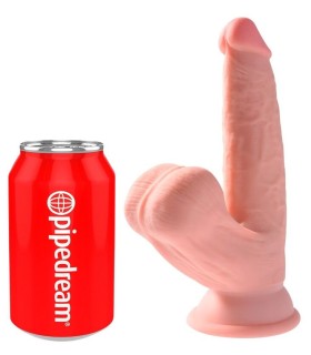 KING COCK PLUS 3D DILDO SWINGING BALLS 127 CM