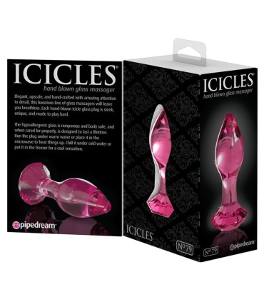 ICICLES N 79 GLASS ANAL PLUG