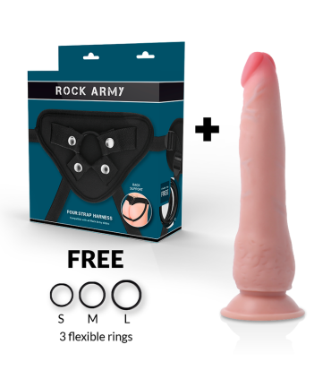 ROCKARMY ARNES DUAL DENSITY CRUSADER DILDO REALISTA 215 CM O 446 CM
