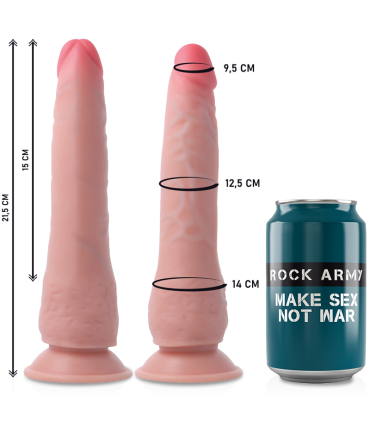 ROCKARMY ARNES DUAL DENSITY CRUSADER DILDO REALISTA 215 CM O 446 CM
