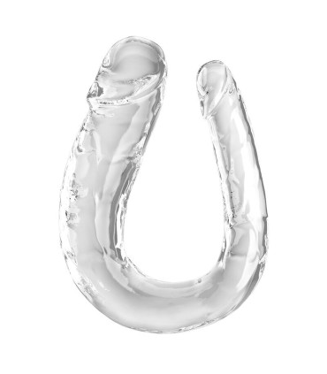 KING COCK DOUBLE TROUBLE DOUBLE DILDO 44 CM CLEAR