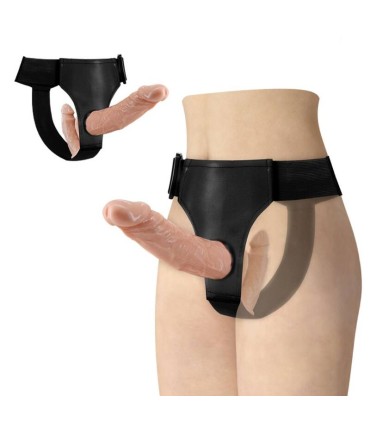 BAILE ULTRA PASSIONATE HARNESS DOBLES DILDOS CON ARNES