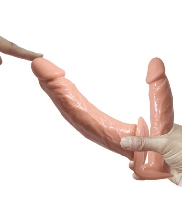 BAILE ULTRA PASSIONATE HARNESS DOBLES DILDOS CON ARNES