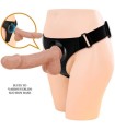 PRETTY LOVE - HARNESS BRIEFS ARNÉS UNIVERSAL CON DILDO JERRY 21.8 CM NATURAL