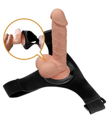 PRETTY LOVE HARNESS BRIEFS ARNES UNIVERSAL CON DILDO JERRY 218 CM NATURAL