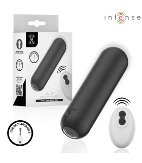 INTENSE JUDY RECHARGEABLE VIBRATING BULLET WITH REMOTE CONTROL BLACK