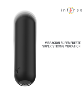 INTENSE JUDY RECHARGEABLE VIBRATING BULLET WITH REMOTE CONTROL BLACK