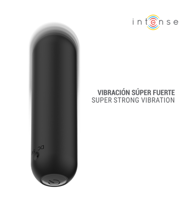 INTENSE JUDY RECHARGEABLE VIBRATING BULLET WITH REMOTE CONTROL BLACK
