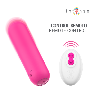 INTENSE JUDY RECHARGEABLE VIBRATING BULLET WITH REMOTE CONTROL PINK