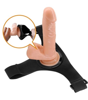 PRETTY LOVE HARNESS BRIEFS ARNES UNIVERSAL CON DILDO TOM 20 CM NATURAL