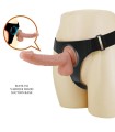 PRETTY LOVE - HARNESS BRIEFS ARNÉS UNIVERSAL CON DILDO KEVIN 19 CM NATURAL