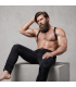 FETISH SUBMISSIVE ATTITUDE MENS ECO LEATHER BACK HARNESS