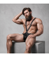 FETISH SUBMISSIVE ATTITUDE MENS V SHAPED ECO LEATHER HARNESS