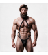 FETISH SUBMISSIVE ATTITUDE MENS ECO LEATHER JOCK STRAP HARNESS