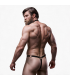 FETISH SUBMISSIVE ATTITUDE MENS ECO LEATHER JOCK STRAP HARNESS