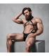 FETISH SUBMISSIVE ATTITUDE MENS ECO LEATHER JOCK STRAP HARNESS
