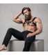 FETISH SUBMISSIVE ATTITUDE MENS ECO LEATHER CHEST HARNESS