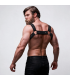 FETISH SUBMISSIVE ATTITUDE ADJUSTABLE NEOPRENE CHEST SPORTS HARNESS FOR MEN