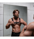 FETISH SUBMISSIVE ATTITUDE ADJUSTABLE NEOPRENE CHEST SPORTS HARNESS FOR MEN