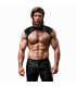 FETISH SUBMISSIVE ATTITUDE MENS BRIGADE ADJUSTABLE ECO LEATHER NECK HARNESS