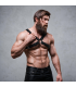 FETISH SUBMISSIVE ATTITUDE MENS ADJUSTABLE ECO LEATHER CROSS CHEST BULLDOG HARNESS