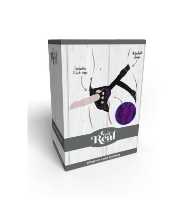 GET REAL STRAP ON LACE HARNES MORADO