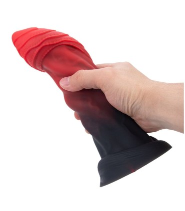 POWER MONSTERS INFERNAL GOLIATH BICOLOR FANTASY SILICONE DILDO 25 CM O 6 CM