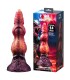 POWER MONSTERS SAVAGE BEASTLORD TRICOLOR FANTASY SILICONE DILDO 24 CM O 5 CM