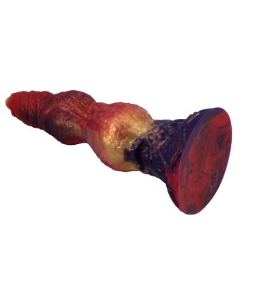 POWER MONSTERS SAVAGE BEASTLORD TRICOLOR FANTASY SILICONE DILDO 24 CM O 5 CM