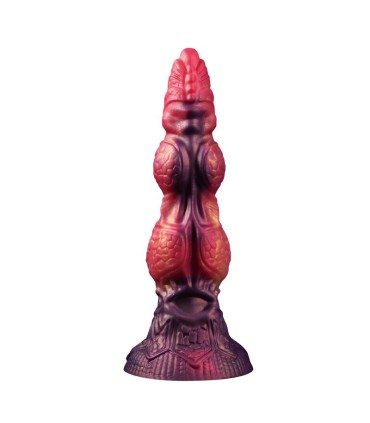 POWER MONSTERS SAVAGE BEASTLORD TRICOLOR FANTASY SILICONE DILDO 24 CM O 5 CM