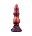 POWER MONSTERS - SAVAGE BEASTLORD TRICOLOR FANTASY SILICONE DILDO 24 CM Ø 5 CM