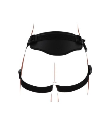 GET REAL STRAP ON DELUXE HARNES NEGRO