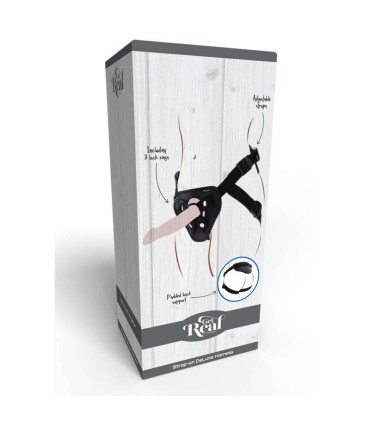 GET REAL STRAP ON DELUXE HARNES NEGRO