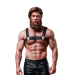 FETISH SUBMISSIVE ATTITUDE ADJUSTABLE NEOPRENE CHEST SPORTS HARNESS FOR MEN