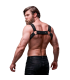 FETISH SUBMISSIVE ATTITUDE ADJUSTABLE NEOPRENE CHEST SPORTS HARNESS FOR MEN