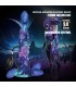 POWER MONSTERS DUSKWALKER SENTINEL TRICOLOR INFLATABLE FANTASY SILICONE DILDO 23 CM O 5 CM