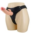 PRETTY LOVE - MAVIS HARNESS BRIEFS UNIVERSAL CON DILDO 19 CM NATURAL