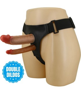 PRETTY LOVE KEAVEN HARNESS BRIEFS UNIVERSAL COMFORTABLE DOBLE DILDO