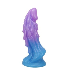 POWER MONSTERS ATLANTEANS REALISTIC DILDO WITH SUCTION CUP 19 CM O 5 CM BLUE PURPLE