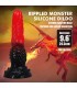 POWER MONSTERS FIRE DRAGON FANTASY DILDO WITH SUCTION CUP 245 CM O 58 CM RED BLACK